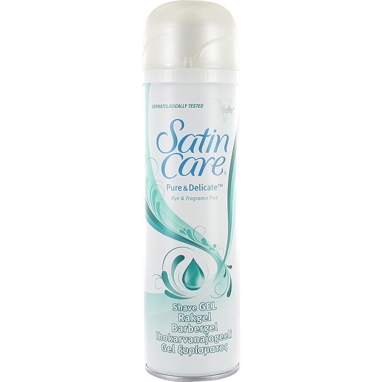 Gillette Satin Care Shave Gel Pure & Delicate 200ml