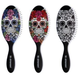 HH Simonsen The Wet Brush Sugar Skull Valkomusta