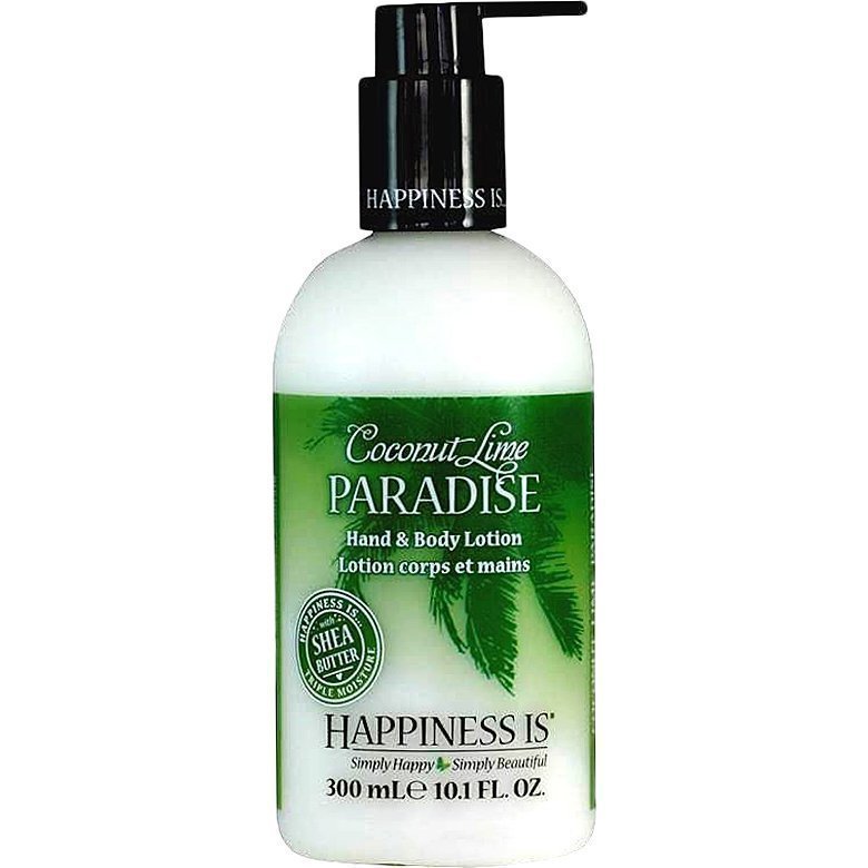 Happiness Is Coconut Lime Paradise Hand & Body Lotion 300ml