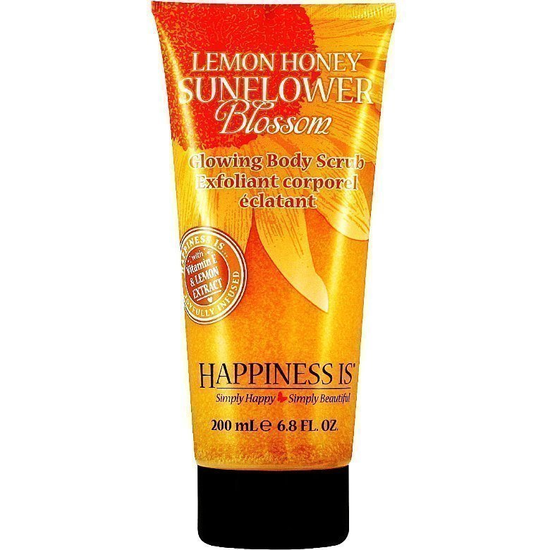 Happiness Is Lemon Honey Sunflower Blossom Glowing Body Scrub 200ml