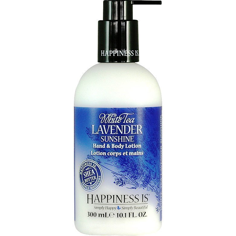Happiness Is White Tea Lavender Sunshine Hand & Body Lotion 300ml