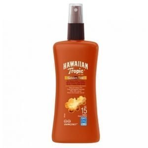 Hawaiian Tropic Golden Tint Spray Lotion Spf15 Aurinkovoide