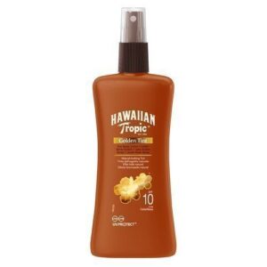 Hawaiian Tropic Golden Tint Sun Spray Lotion SPF 10