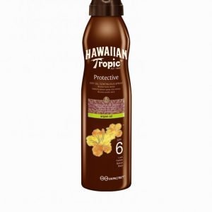 Hawaiian Tropic Protective Dry Argan Oil Spray Spf 6 180 Ml Aurinkosuoja