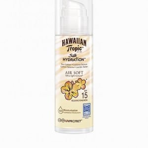 Hawaiian Tropic Silk Hydration Air Soft Pump Sun Lotion Spf 15 150 Ml Aurinkosuoja Valkoinen