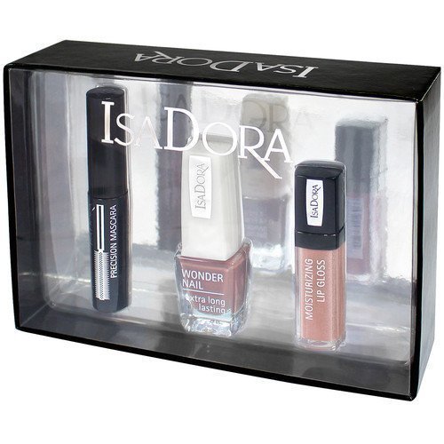 IsaDora Precision Mascara Lipgloss Nail Lacquer Trio
