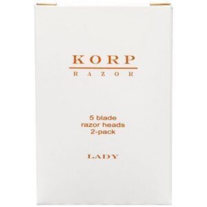 Korp Razor Refill 5-Blade 2-Pack Lady