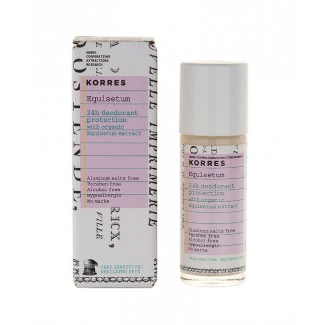 Korres Deodorant Sensitive 24hours 30 ml