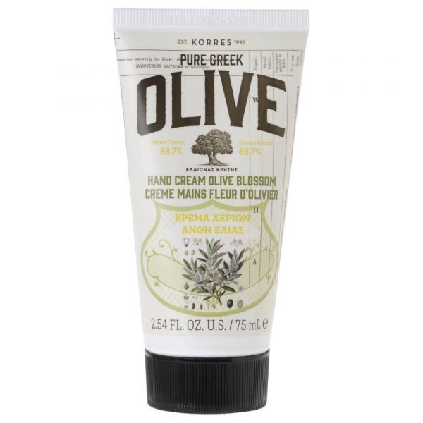Korres Natural Pure Greek Olive And Olive Blossom Hand Cream 75 Ml
