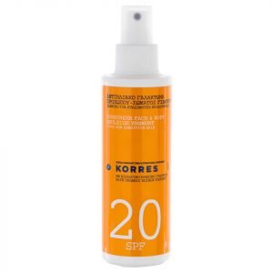 Korres Natural Yoghurt Face And Body Sunscreen Spf20 150 Ml