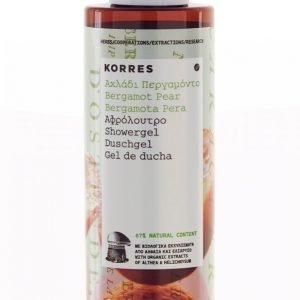 Korres Showergel Bergamotti Pear 250 Ml Suihkusaippua