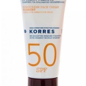 Korres Suncare Face Youghurt Spf 50 50 Ml Aurinkovoide