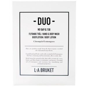 L:A Bruket Citrongräs Soap + Bodylotion Duo