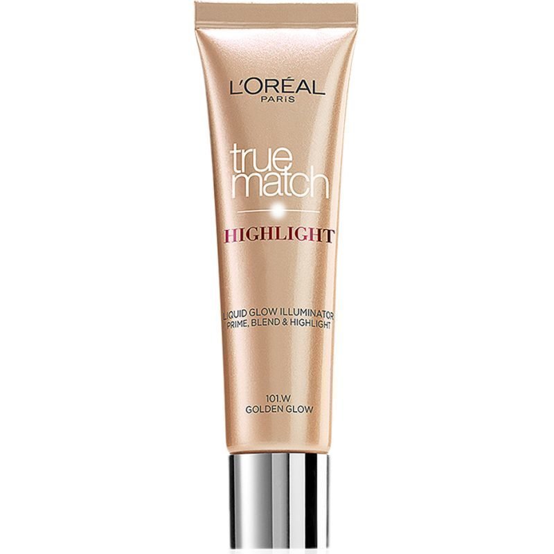 L'Oréal Paris True Match Highlight Liquid Glow Illuminator 101W Golden Glow 30ml