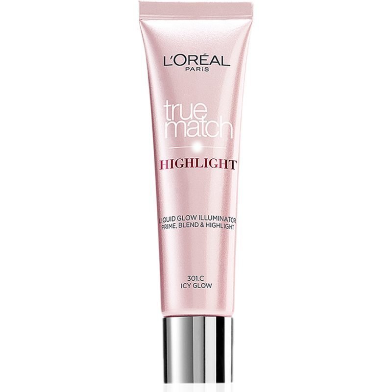 L'Oréal Paris True Match Highlight Liquid Glow Illuminator 301C Icy Glow 30ml
