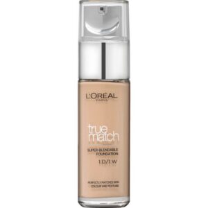 L'Oréal Paris True Match Super-Blendable Foundation 1W Ivory Gold 30ml