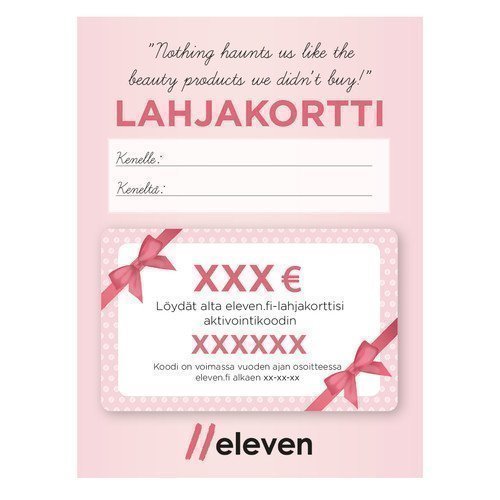Lahjakortti elevenille (elektroninen) 50 eur