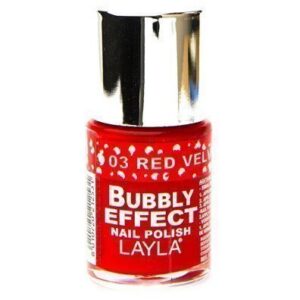 Layla Nail Polish Bubbly Effect 03 Red Velvet Cake