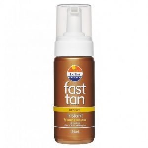 Le Tan Fast Tan Foaming Mousse 110 Ml Itseruskettava Bronze
