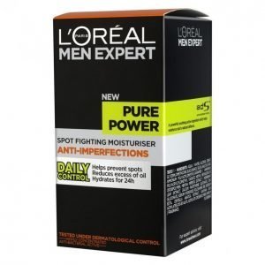 Loreal Men Pure Power Kosteusvoide 50 Ml