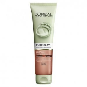 Loreal Pure Clay Exfoliating Gel Kuoriva Puhdistusgeeli 150 Ml