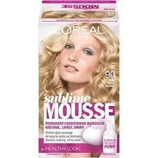 L'oreal Sublime Mousse Hair Colour 90 Pure Light Blonde Hiusväri