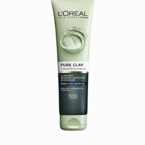L'oréal Paris Pure Clay Illuminating Cleansing Gel 150 Ml Meikinpoistoaine Charcoal