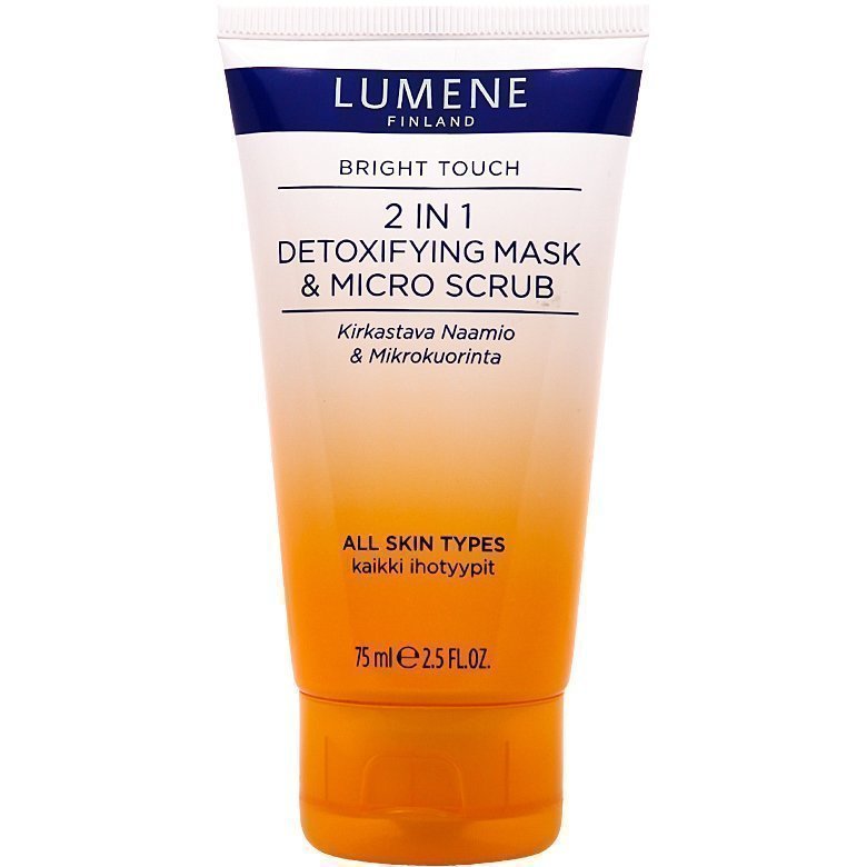 Lumene Bright Touch 2in1 Detoxifying Mask & Micro Scrub 75ml