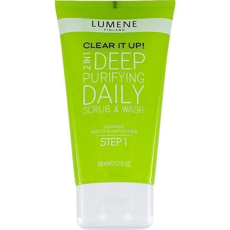 Lumene Clear It Up! 2in1 Deep Purifying Daily Scrub & Wash 150ml