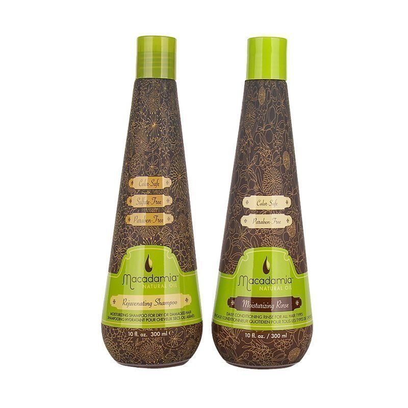 Macadamia Macadamia Duo Rejuvinating Shampoo 300ml Moisturizing Rinse 300ml