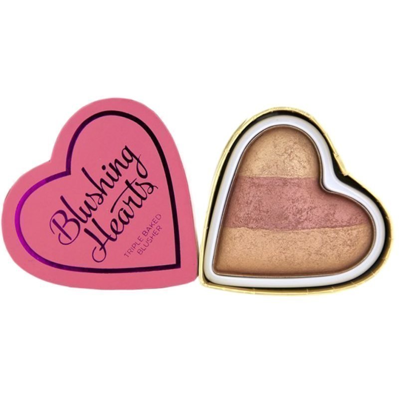 Makeup Revolution I Heart Makeup Blushing Hearts Peachy Keen Heart Blusher