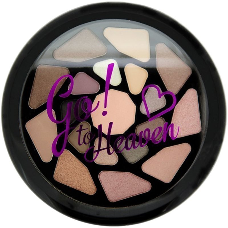 Makeup Revolution I Heart Makeup Go! Palettes Go To Heaven 18 Eyeshadows