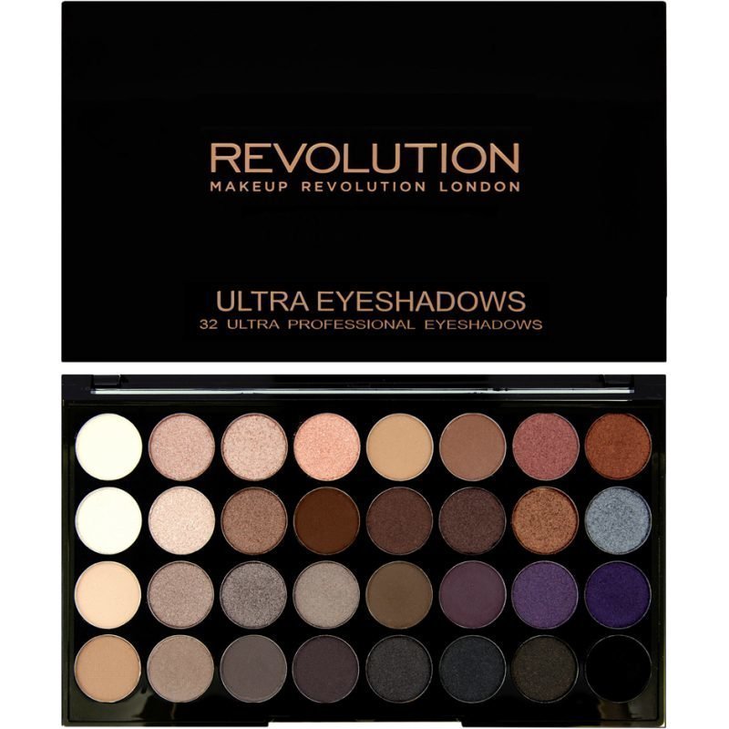 Makeup Revolution Ultra 32 Shade Eyeshadow Palette Affirmation 32 Ultra Professional Eyeshadows