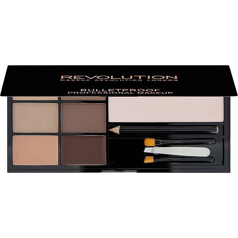 Makeup Revolution Ultra Brow Fair To Medium 4 Eyebrow Powders 2 Tinted Eyebrow Wax Eyebrow Arch Enhancing Cream Browbone Highlighter Eyebrow Pencil Mini Tweezers Applicators.