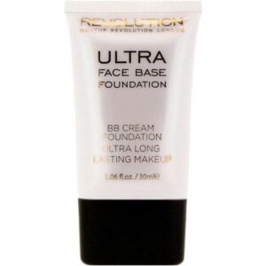 Makeup Revolution Ultra Face Base Foundation BB Cream Foundation Ultra Long Lasting Makeup 14 Dark Tone 30ml