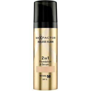 Max Factor Ageless Elixir 2-in-1 Foundation + Serum SPF 15 45 Warm Almond
