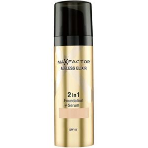 Max Factor Ageless Elixir Foundation 45 Warm Almond