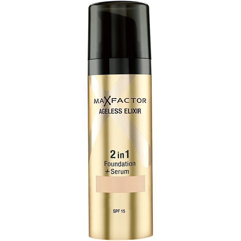 Max Factor Ageless Elixir Foundation 45 Warm Almond