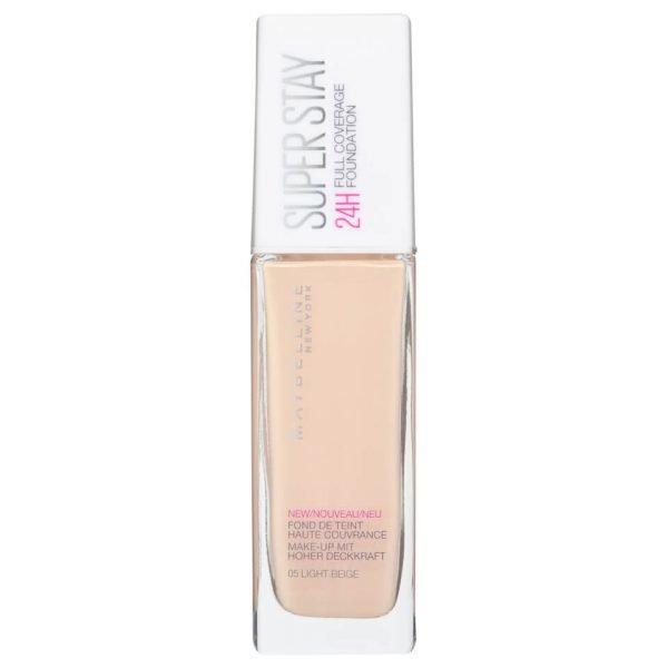 Maybelline Superstay 24h Liquid Foundation Various Shades 05 Light Beige