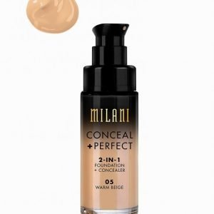 Milani Conceal & Perfect Liquid Foundation Peitevoide Warm Beige