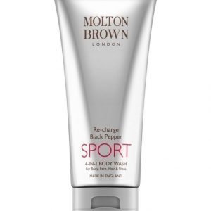 Molton Re Charge Black Pepper Sport 4 In 1 Body Wash Suihkusaippua 200 ml