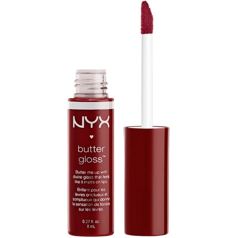 NYX Butter Gloss BLG27 Red Wine Truffle 6