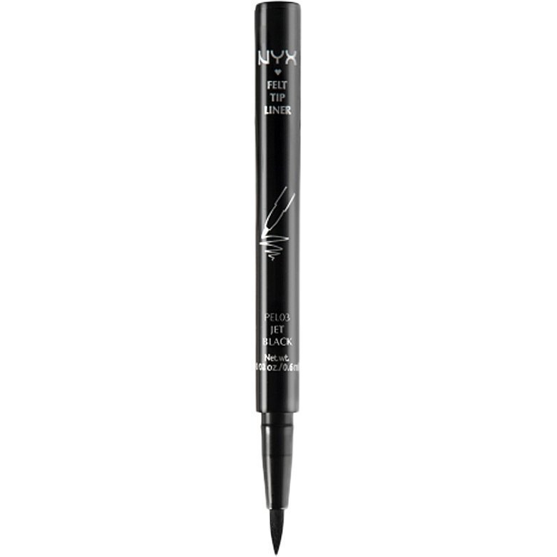 NYX Felt Tip Liner PEL03 Jet Black 0