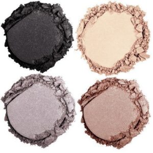 NYX PROFESSIONAL MAKEUP High Hot Singles Eye Shadow Black Grey & Nude Bling