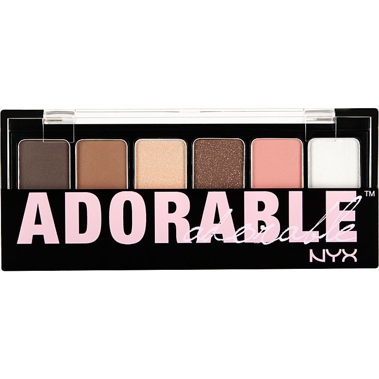 NYX The Adorable Shadow Palette 6 Eyeshadows 6g