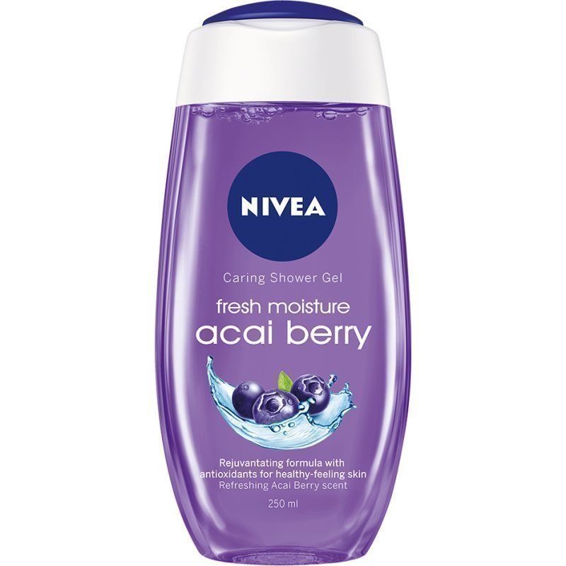 Nivea Caring Shower Gel Fresh Moisture Acai Berry 250ml