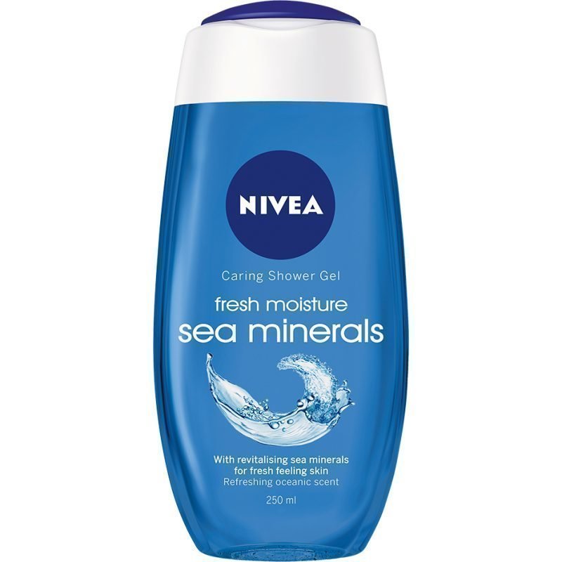 Nivea Caring Shower Gel Fresh Moisture Sea Minerals 250ml