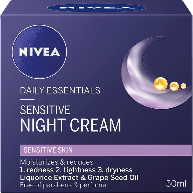 Nivea Daily Essentials Sensitive Night Cream 50ml
