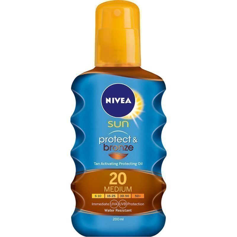 Nivea Sun Protect & Bronze Oil SPF20 200ml