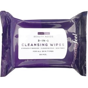 NordicFeel Beauty Needs 3-In-1 Cleansing Wipes 25 st